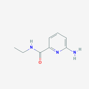 molecular formula C8H11N3O B7555115 6-amino-N-ethylpyridine-2-carboxamide 