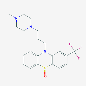 molecular formula C21H24F3N3OS B075554 Trifluoperazine sulfoxide CAS No. 1549-88-8