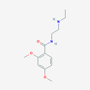 molecular formula C13H20N2O3 B7555922 N-[2-(ethylamino)ethyl]-2,4-dimethoxybenzamide 