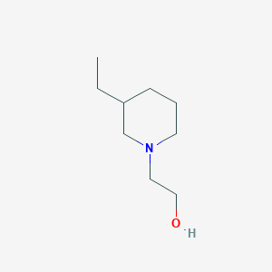 molecular formula C9H19NO B7556663 2-(3-Ethylpiperidin-1-yl)ethanol 
