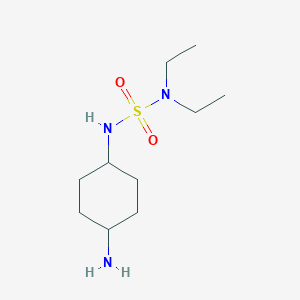 molecular formula C10H23N3O2S B7556899 1-Amino-4-(diethylsulfamoylamino)cyclohexane 