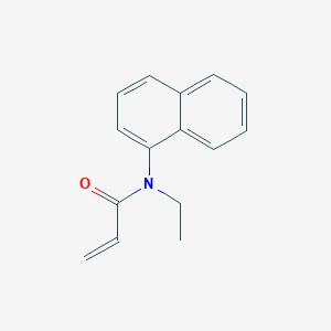 molecular formula C15H15NO B7556912 N-ethyl-N-naphthalen-1-ylprop-2-enamide 