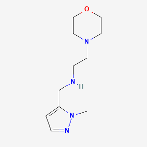 [(1-methyl-1H-pyrazol-5-yl)methyl][2-(morpholin-4-yl)ethyl]amine