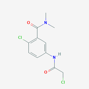 2-chloro-5-[(2-chloroacetyl)amino]-N,N-dimethylbenzamide