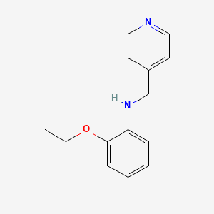 molecular formula C15H18N2O B7557738 2-propan-2-yloxy-N-(pyridin-4-ylmethyl)aniline 