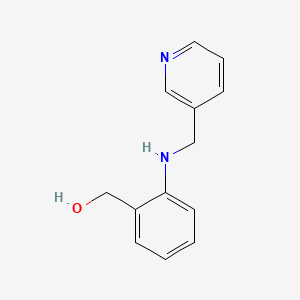 molecular formula C13H14N2O B7557883 [2-(Pyridin-3-ylmethylamino)phenyl]methanol 