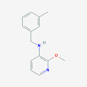 2-methoxy-N-[(3-methylphenyl)methyl]pyridin-3-amine