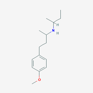 molecular formula C15H25NO B7558051 N-butan-2-yl-4-(4-methoxyphenyl)butan-2-amine 