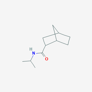 molecular formula C11H19NO B7558144 N-propan-2-ylbicyclo[2.2.1]heptane-2-carboxamide 