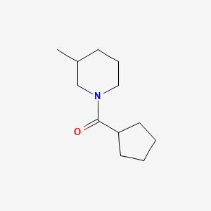 molecular formula C12H21NO B7558364 Cyclopentyl-(3-methylpiperidin-1-yl)methanone 