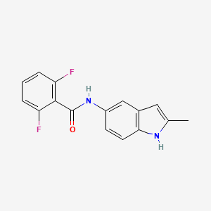 2,6-difluoro-N-(2-methyl-1H-indol-5-yl)benzamide