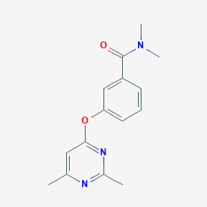 3-(2,6-dimethylpyrimidin-4-yl)oxy-N,N-dimethylbenzamide
