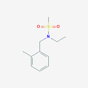 N-ethyl-N-[(2-methylphenyl)methyl]methanesulfonamide