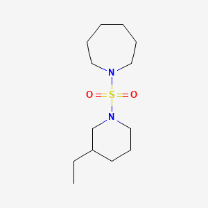 1-(3-Ethylpiperidin-1-yl)sulfonylazepane