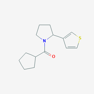 Cyclopentyl-(2-thiophen-3-ylpyrrolidin-1-yl)methanone
