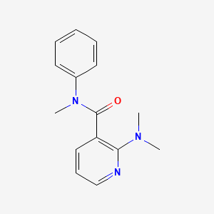 molecular formula C15H17N3O B7558844 2-(dimethylamino)-N-methyl-N-phenylpyridine-3-carboxamide 