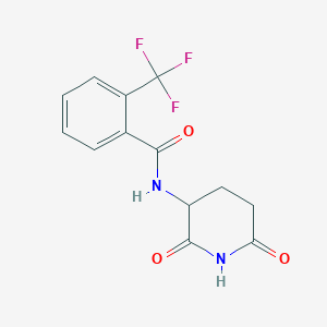 N-(2,6-dioxopiperidin-3-yl)-2-(trifluoromethyl)benzamide
