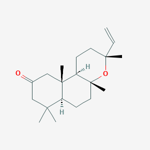 B075592 2-Oxomanoyl oxide CAS No. 1231-34-1