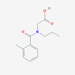 2-[(2-Methylbenzoyl)-propylamino]acetic acid