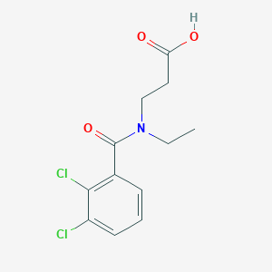 molecular formula C12H13Cl2NO3 B7559215 3-[(2,3-Dichlorobenzoyl)-ethylamino]propanoic acid 