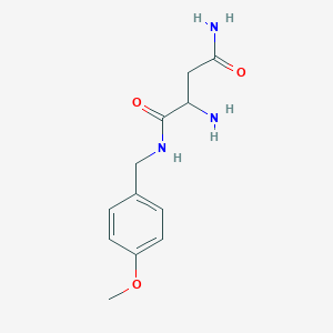 2-amino-N-[(4-methoxyphenyl)methyl]butanediamide