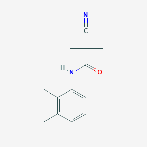 molecular formula C13H16N2O B7559289 2-cyano-N-(2,3-dimethylphenyl)-2-methylpropanamide 