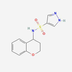 N-(3,4-dihydro-2H-chromen-4-yl)-1H-pyrazole-4-sulfonamide