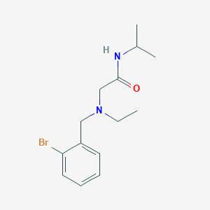 2-[(2-bromophenyl)methyl-ethylamino]-N-propan-2-ylacetamide