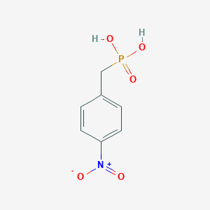 molecular formula C7H8NO5P B075597 (4-硝基苄基)-膦酸 CAS No. 1205-62-5