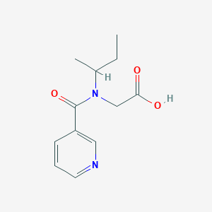 2-[Butan-2-yl(pyridine-3-carbonyl)amino]acetic acid