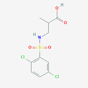 3-[(2,5-Dichlorophenyl)sulfonylamino]-2-methylpropanoic acid