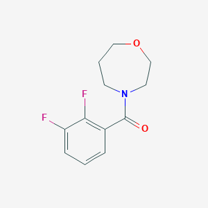 molecular formula C12H13F2NO2 B7560149 (2,3-Difluorophenyl)-(1,4-oxazepan-4-yl)methanone 