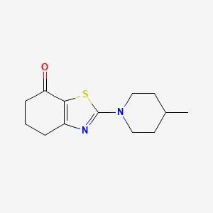 2-(4-methylpiperidin-1-yl)-5,6-dihydro-4H-1,3-benzothiazol-7-one