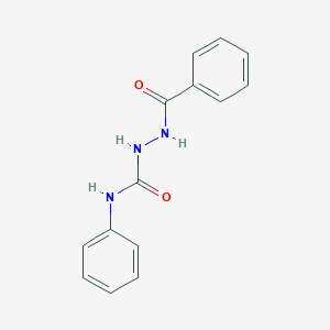 molecular formula C14H13N3O2 B075603 1-苯甲酰-4-苯基氨基脲 CAS No. 1152-32-5