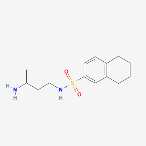 N-(3-aminobutyl)-5,6,7,8-tetrahydronaphthalene-2-sulfonamide