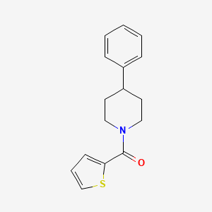 molecular formula C16H17NOS B7560508 (4-Phenylpiperidin-1-yl)-thiophen-2-ylmethanone 