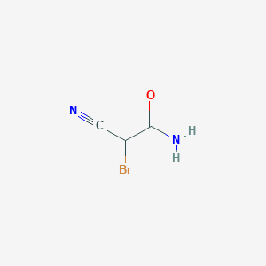 molecular formula C3H3BrN2O B075607 2-溴-2-氰乙酰胺 CAS No. 1113-55-9