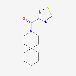 molecular formula C14H20N2OS B7560733 3-Azaspiro[5.5]undecan-3-yl(1,3-thiazol-4-yl)methanone 