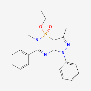 1-Ethoxy-2,7-dimethyl-3,5-diphenylpyrazolo[4,3-c][1,5,2]diazaphosphinine 1-oxide