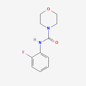 molecular formula C11H13FN2O2 B7560826 N-(2-fluorophenyl)morpholine-4-carboxamide 