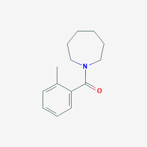 molecular formula C14H19NO B7560928 1-(2-Methylbenzoyl)azepane 