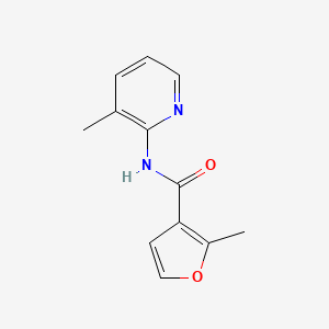 molecular formula C12H12N2O2 B7560937 2-methyl-N-(3-methylpyridin-2-yl)furan-3-carboxamide 