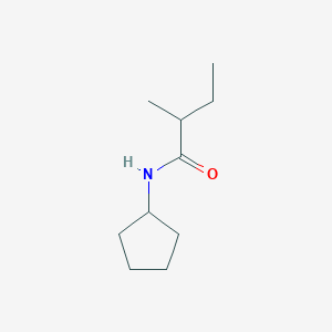 molecular formula C10H19NO B7560978 N-cyclopentyl-2-methylbutanamide 
