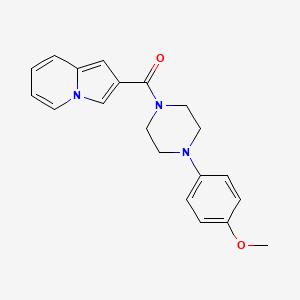 molecular formula C20H21N3O2 B7561078 N-(4-bromophenyl)-2-[(3-ethyl-4-oxo-6-phenyl-3,4-dihydrothieno[3,2-d]pyrimidin-2-yl)thio]acetamide 