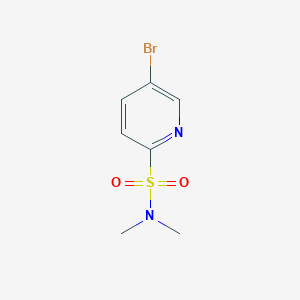 molecular formula C7H9BrN2O2S B7561102 5-bromo-N,N-dimethylpyridine-2-sulfonamide 