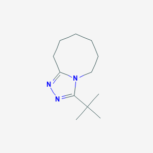 molecular formula C12H21N3 B7561155 3-Tert-butyl-5,6,7,8,9,10-hexahydro-[1,2,4]triazolo[4,3-a]azocine 