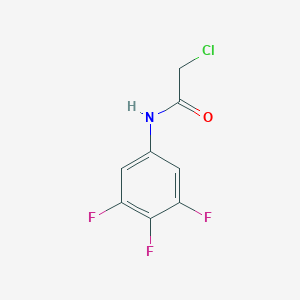 molecular formula C8H5ClF3NO B7561167 2-chloro-N-(3,4,5-trifluorophenyl)acetamide 