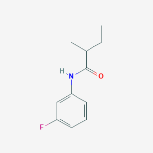 molecular formula C11H14FNO B7561207 N-(3-fluorophenyl)-2-methylbutanamide 