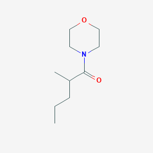 molecular formula C10H19NO2 B7561264 2-Methyl-1-morpholin-4-ylpentan-1-one 