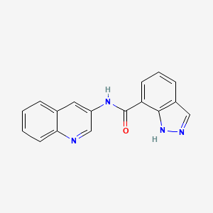 N-quinolin-3-yl-1H-indazole-7-carboxamide